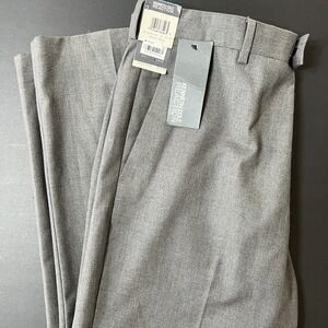 Keneth Cole Reaction Smooth Sailing Dress Pants Mens 36W X 32 Heather Gray NWT